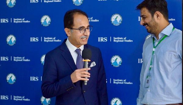 Media interview with Sultan Nasir at the seminar